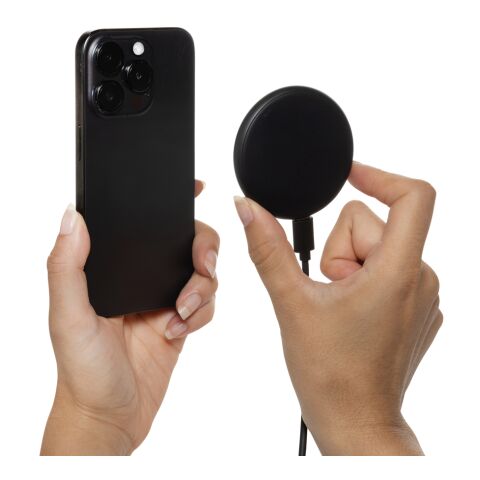 Magnapad 15W RCS rplastic magnetic 3 in 1 charging pad black | No Branding | not available | not available