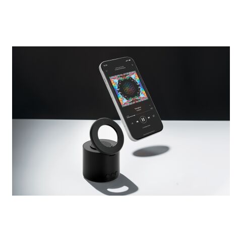 Magpulse RCS recycled plastic 3W speaker w/magnetic holder black | No Branding | not available | not available