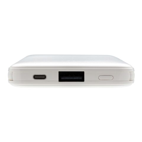 5.000 mAh Pocket Powerbank with integrated cables white | No Branding | not available | not available