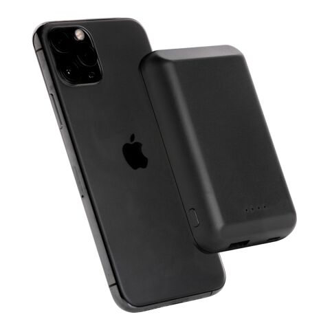 Magnetic 5.000 mAh 5W wireless powerbank black | No Branding | not available | not available