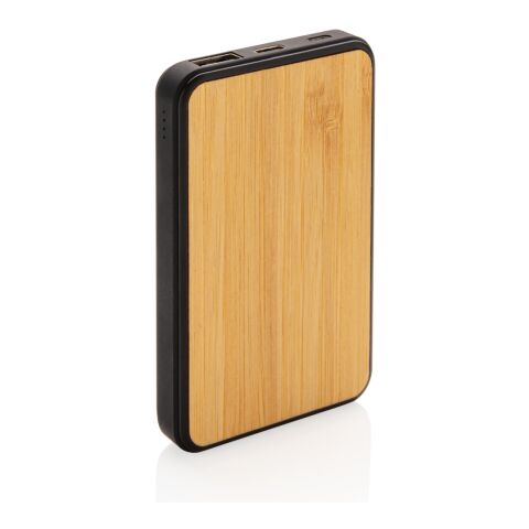 FSC® and RCS recycled plastic 5.000 mAh Powerbank brown | No Branding | not available | not available