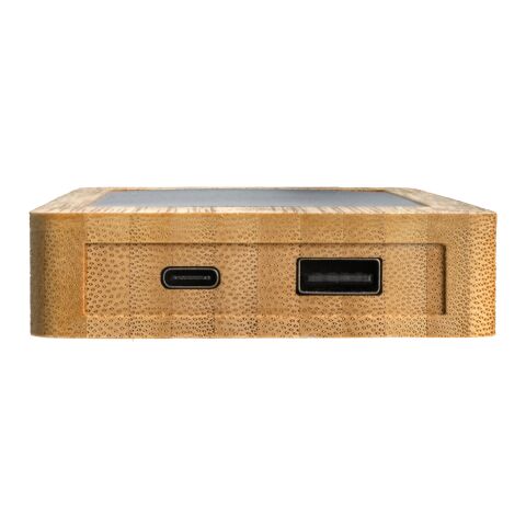 Sunwick 10.000 mAh Bamboo solar powerbank brown | No Branding | not available | not available