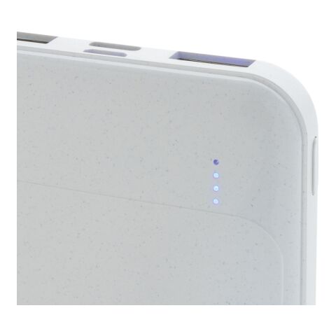 RCS recycled plastic 5.000 mAh powerbank White | No Branding | not available | not available