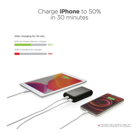 Urban Vitamin Alameda 10.000 mAh 18W PD powerbank black | No Branding | not available | not available