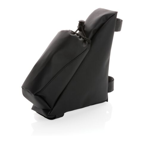 PU high visibility bike frame bag with bottle holder black | No Branding | not available | not available