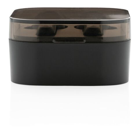 TWS earbuds in wireless charging case black | No Branding | not available | not available