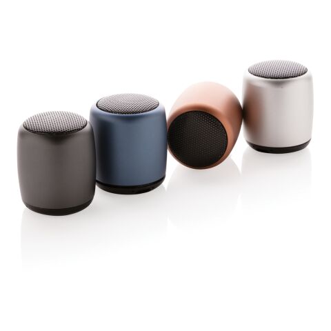 Mini aluminium wireless speaker silver | No Branding | not available | not available