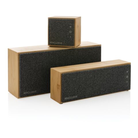 Wynn 10W FSC® bamboo wireless speaker brown | No Branding | not available | not available