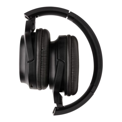 RCS recycled plastic Elite Foldable wireless headphone black | No Branding | not available | not available
