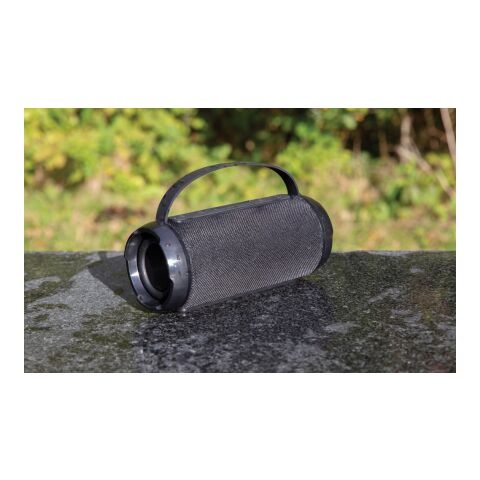 RCS recycled plastic Soundboom waterproof 6W speaker black | No Branding | not available | not available