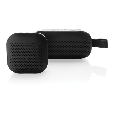 RCS recycled plastic Soundbox 3W speaker black | No Branding | not available | not available