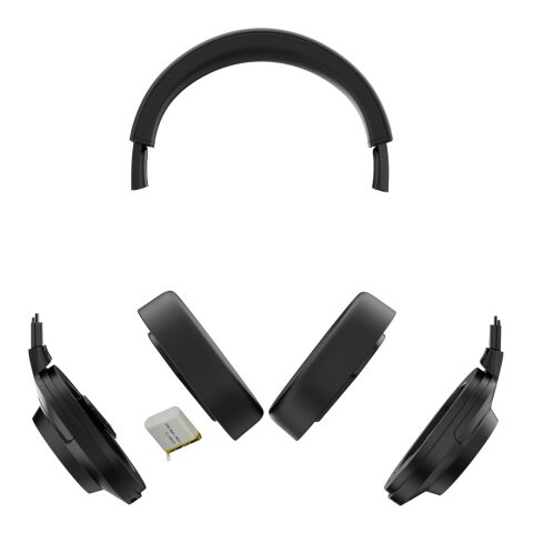 Irvine RCS recycled and repairable ANC wireless headphone black | No Branding | not available | not available