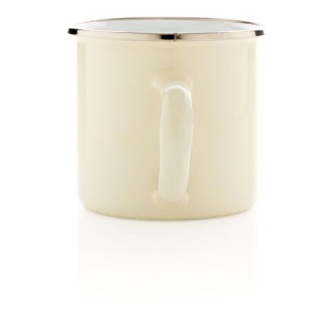 Vintage enamel mug white | No Branding | not available | not available