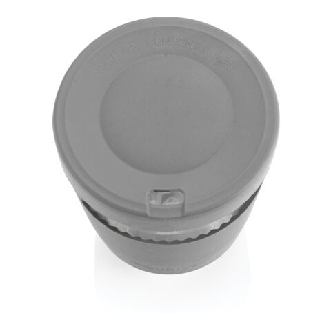 Ukiyo borosilicate glass with silicone lid and sleeve Charcoal Grey | No Branding | not available | not available