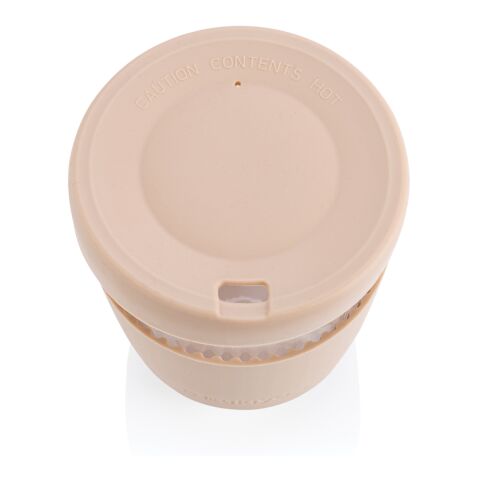 Ukiyo borosilicate glass with silicone lid and sleeve brown | No Branding | not available | not available