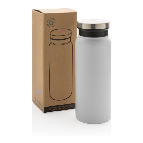 RCS Recycled stainless steel vacuum bottle 600ML white | No Branding | not available | not available