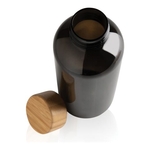 GRS RPET bottle with FSC bamboo lid black | No Branding | not available | not available