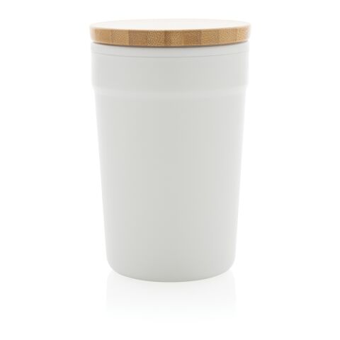 GRS RPP mug with FSC® bamboo lid White | No Branding | not available | not available