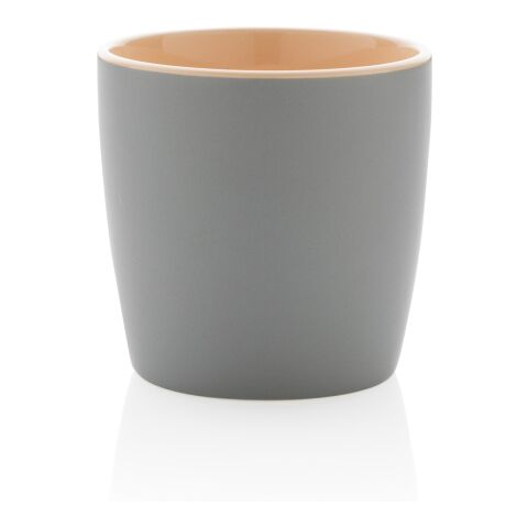 Ceramic mug with coloured inner brown-grey | No Branding | not available | not available