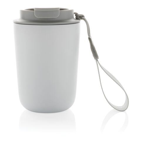 Cuppa RCS re-steel vacuum tumbler with lanyard white | No Branding | not available | not available