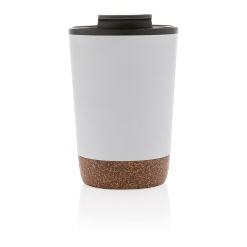 GRS RPP Stainless steel cork coffee tumbler White | No Branding | not available | not available