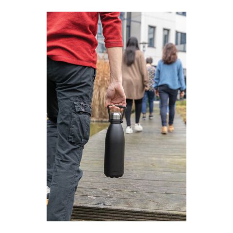 RCS Recycled stainless steel large vacuum bottle 1.5L black | No Branding | not available | not available