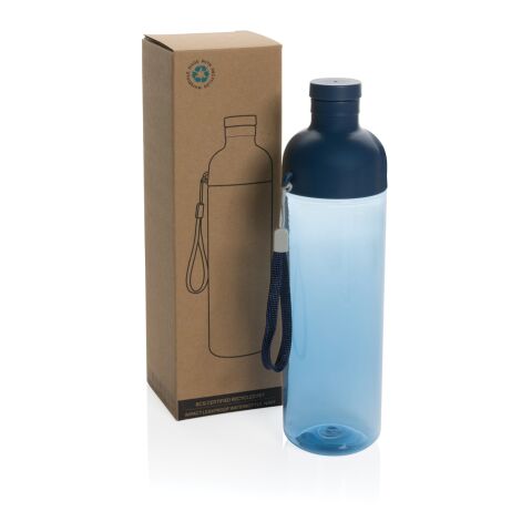 Impact RCS recycled PET leakproof water bottle 600ml French Navy | No Branding | not available | not available