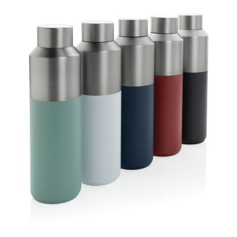 Fluid RCS certified recycled steel water bottle 600ml navy | No Branding | not available | not available