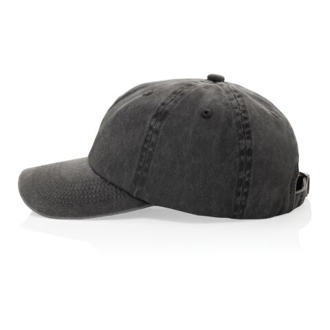 BEAU AWARE™ Washed 6 panel 270gsm cotton twill cap black | No Branding | not available | not available | not available