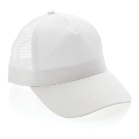 Impact AWARE™ Trucker Recycled Cotton 5 Panel Cap white | No Branding | not available | not available | not available