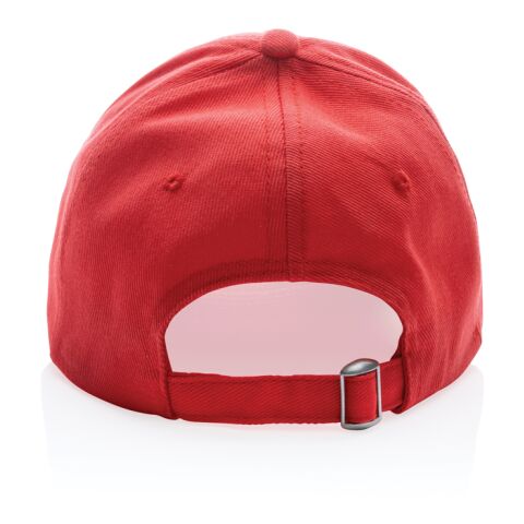 Impact Recycled Cotton Cap with AWARE Tracer red | No Branding | not available | not available | not available