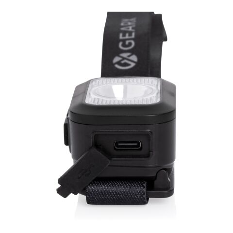 Gear X RCS rPlastic heavy duty head torch black-grey | No Branding | not available | not available