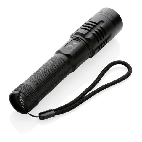 Gear X USB re-chargeable torch black | No Branding | not available | not available
