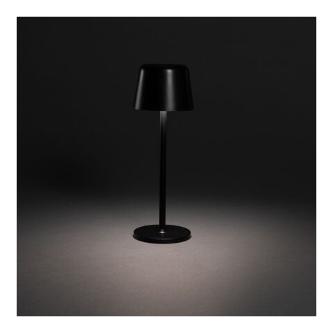 Zenic RCS recycled plastic USB re-chargable table lamp black | No Branding | not available | not available