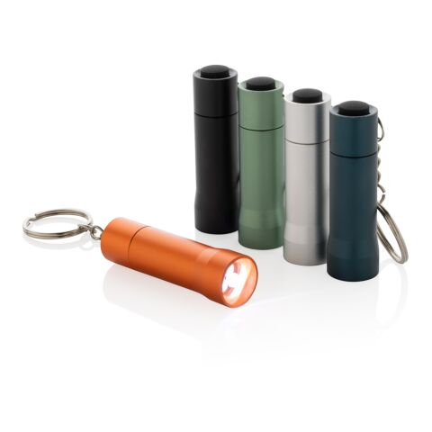 Flash RCS recycled aluminium keychain torch black | No Branding | not available | not available
