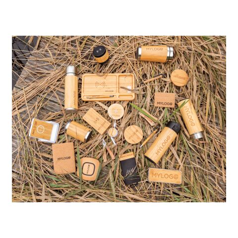 Bamboo pen brown-silver | No Branding | not available | not available