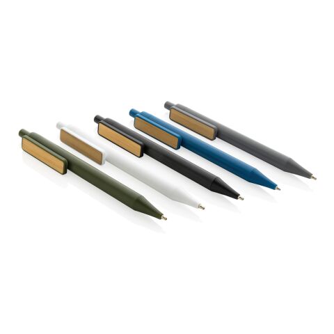 GRS RABS pen with bamboo clip blue | No Branding | not available | not available