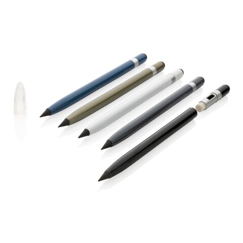 Aluminum inkless pen with eraser green | No Branding | not available | not available