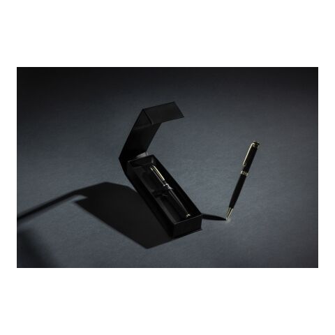 Swiss Peak Luca RCS recycled brass deluxe pen set black | No Branding | not available | not available