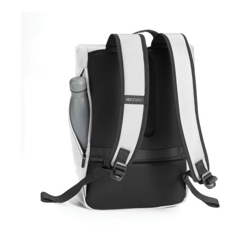 Urban Water Resistant Flap-top Backpack grey-black | No Branding | not available | not available