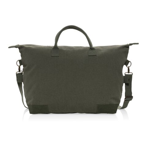 Kezar AWARE™ 500 gsm recycled canvas deluxe weekend bag green | No Branding | not available | not available | not available