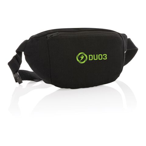 Impact AWARE™ 285gsm rcanvas hip bag undyed black | No Branding | not available | not available