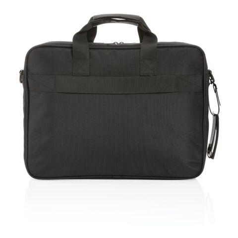 Swiss Peak AWARE™ RPET Voyager 15.6&quot; laptop bag black | No Branding | not available | not available | not available
