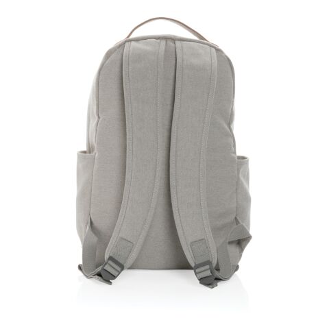 Impact AWARE™ 16 oz. recycled canvas backpack grey | No Branding | not available | not available | not available
