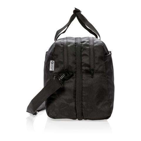 Swiss Peak RFID duffle with suitcase opening black | No Branding | not available | not available | not available