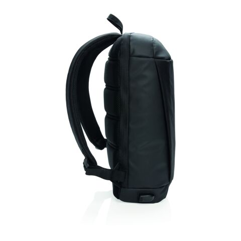 Madrid anti-theft RFID USB laptop backpack PVC free black-black | No Branding | not available | not available