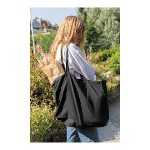 Impact AWARE recycled cotton shopper black | No Branding | not available | not available | not available