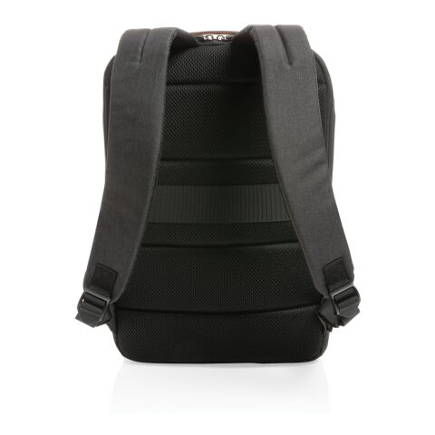 Impact AWARE™ 300D two tone deluxe 15.6&quot; laptop backpack black | No Branding | not available | not available