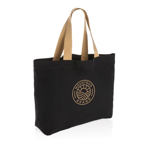 Impact Aware™ 240 gsm rcanvas large tote undyed black | No Branding | not available | not available | not available