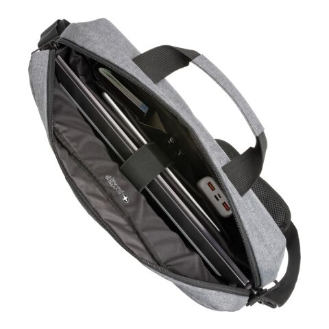 Swiss Peak AWARE™ RFID 15.6&#039;&#039; laptop bag grey | No Branding | not available | not available | not available